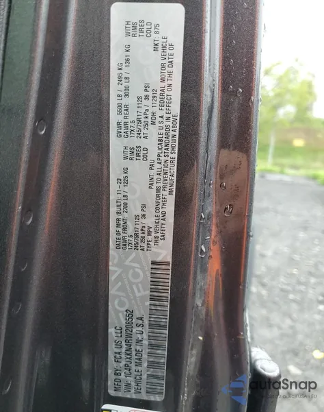 2024 Jeep Wrangler Sport z USA, uszkodzony, nr VIN 1C4PJXKN4RW208552